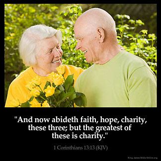 the greatest is charity kjv.
